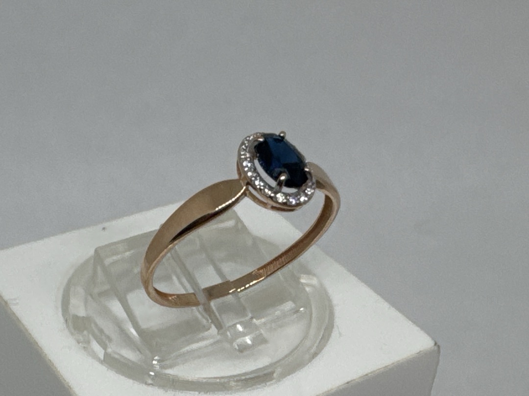 КОЛКМИ585 КОЛЬЦО С КАМНЯМИ (Au 585)