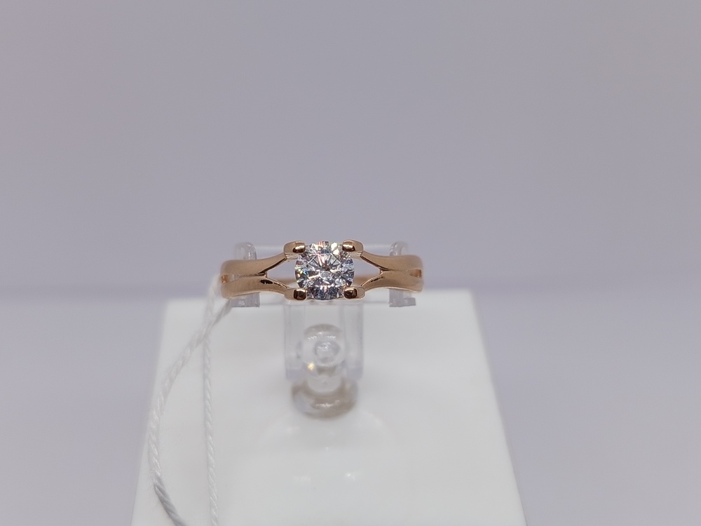 КОЛКМ585 КОЛЬЦО С КАМНЕМ (Au 585)