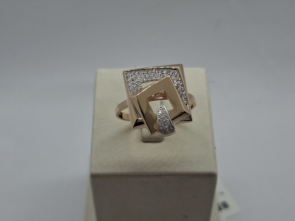 КОЛЬЦО С КАММНЯМИ (Au 585)