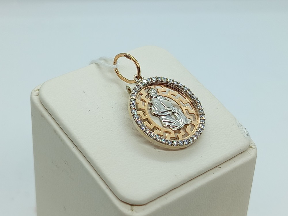 ПОДВЕСКА ЗНАК ЗОДИАКА ВОДОЛЕЙ Au 585