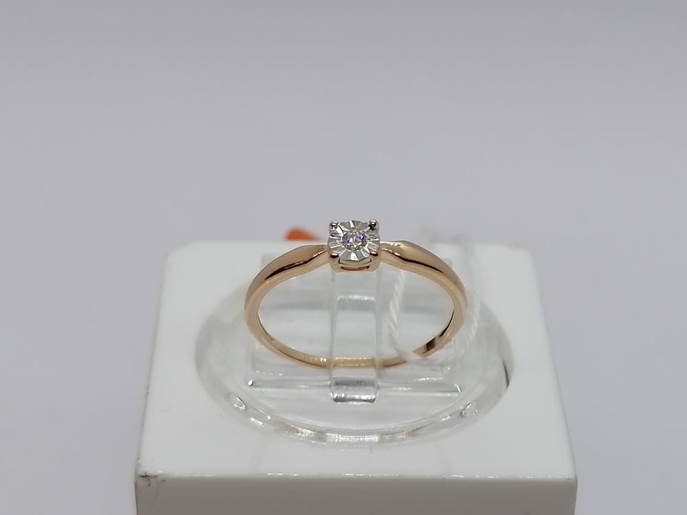 КОЛЬЦО БРИЛЛИАНТ Au 585