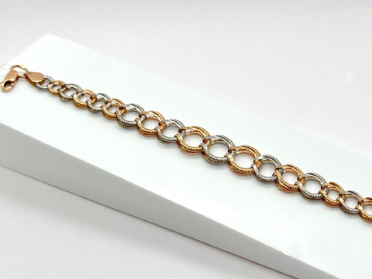 БРАСЛЕТ ФАНТАЗИЯ без камня (Au 585)