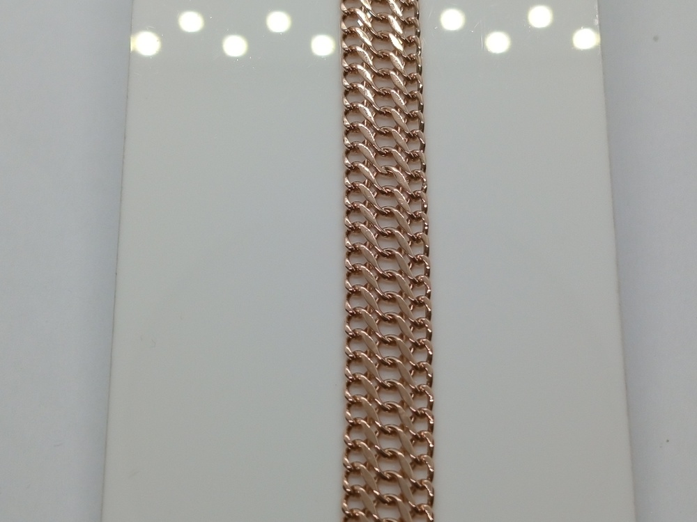 БЛ8585 БРАСЛЕТ ПОЛНОВЕСНЫЙ Восьмерка (Au 585)