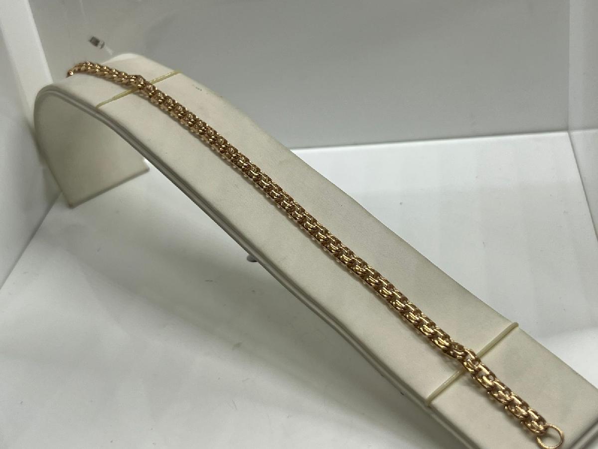 БЛБ585 БРАСЛЕТ ПОЛНОВЕСНЫЙ Бисмарк (Au 585)