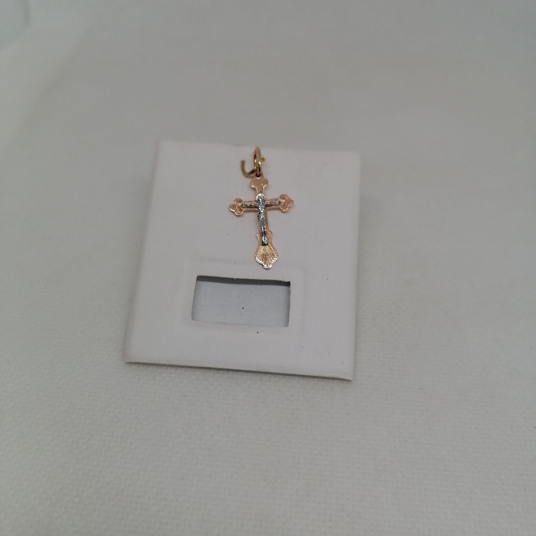 810-00007-10-00-00-02 ПОДВЕСКА КРЕСТ (Au 585)