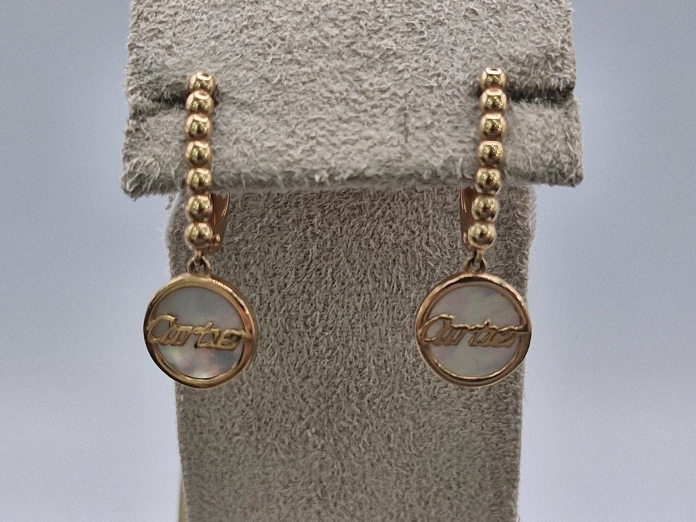 СЕРЬГИ ПЕРЛАМУТР (Au 585)