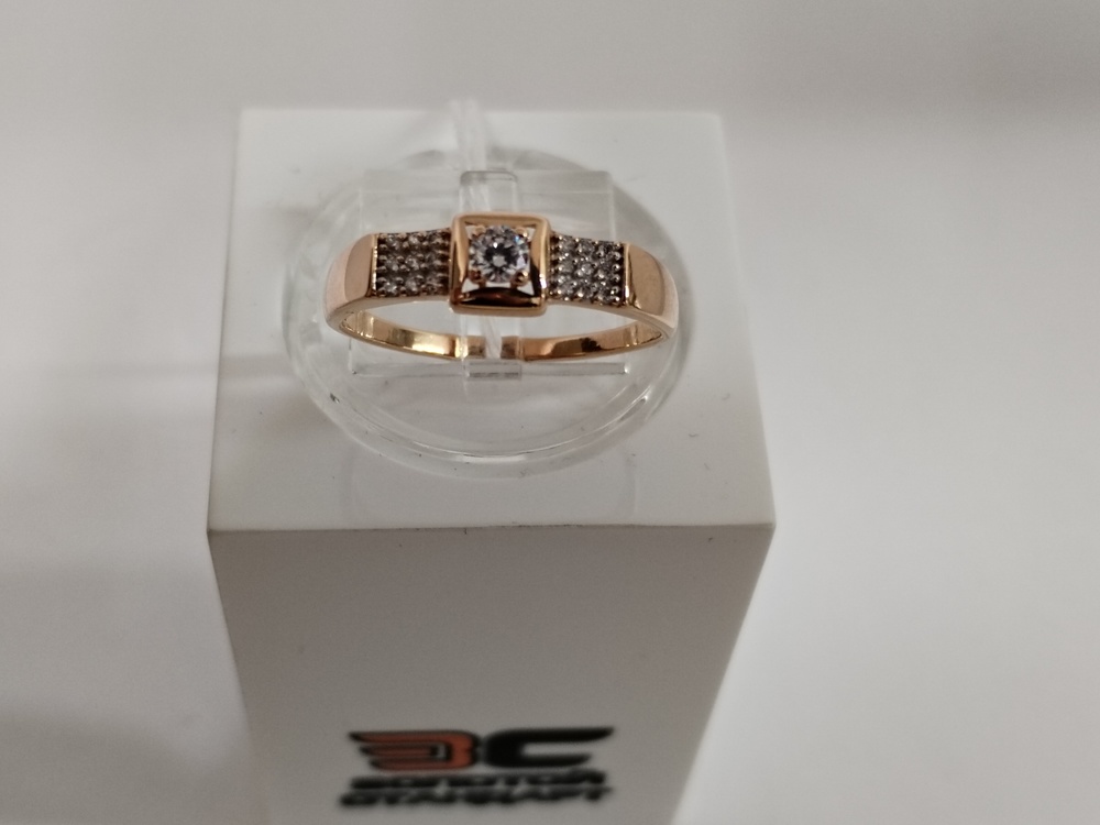 КОЛКМИ585 КОЛЬЦО С КАМНЯМИ (Au 585)