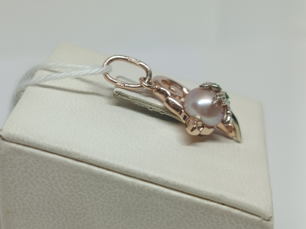 ПОДКМИ585 ПОДВЕСКА С КАМНЯМИ (Au 585)