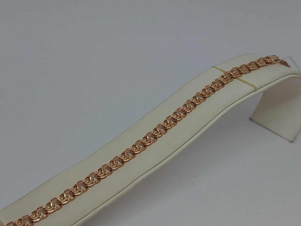 БЛБ585 БРАСЛЕТ ПОЛНОВЕСНЫЙ Бисмарк (Au 585) БЛБ585 БРАСЛЕТ ПОЛНОВЕСНЫЙ Бисмарк (Au 585)