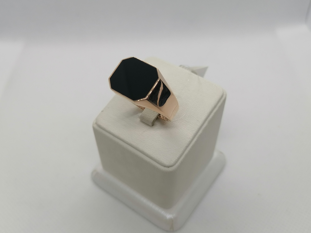 КОЛЬЦО ПЕЧАТКА с камнем (Au 585)