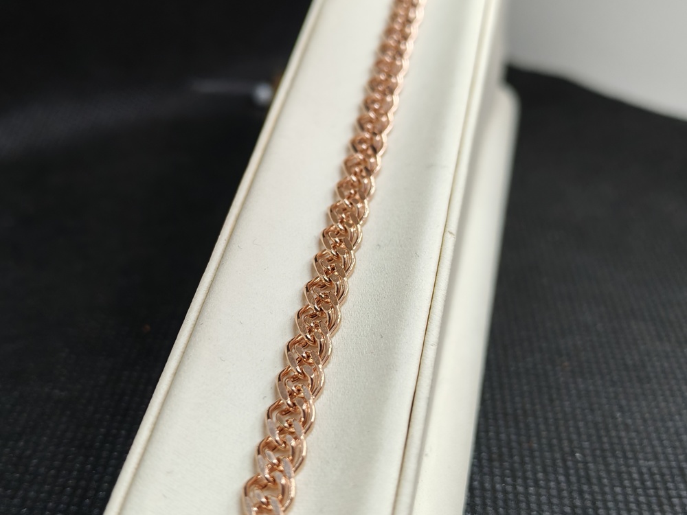 620715024 БРАСЛЕТ ПУСТОТЕЛЫЙ Якорное (Au 585)