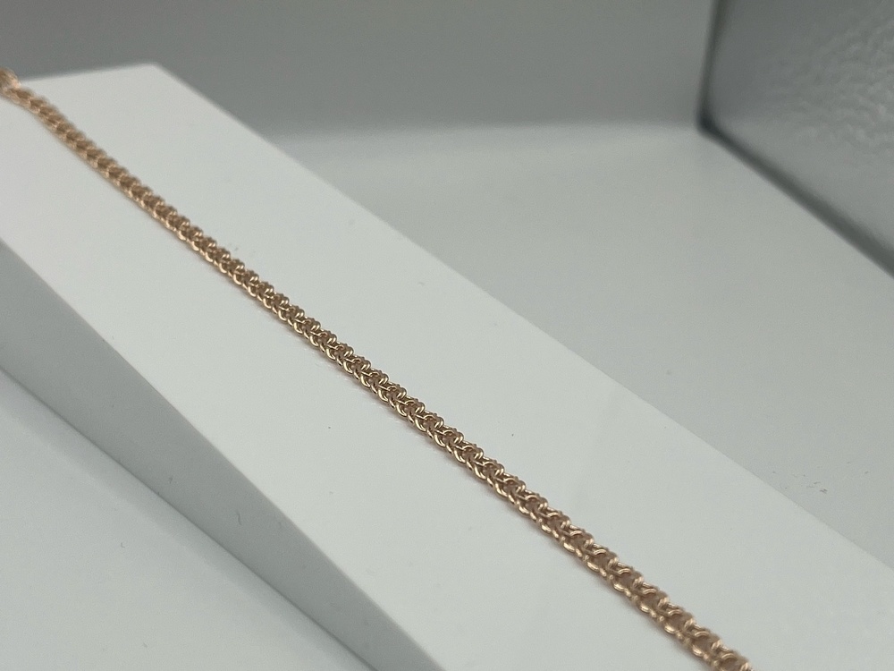 БЛБ585 БРАСЛЕТ ПОЛНОВЕСНЫЙ Бисмарк (Au 585)