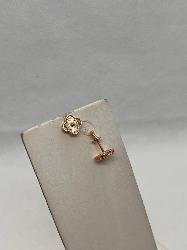 СЕРЬГИ ПУСЕТЫ без камня (Au 585)