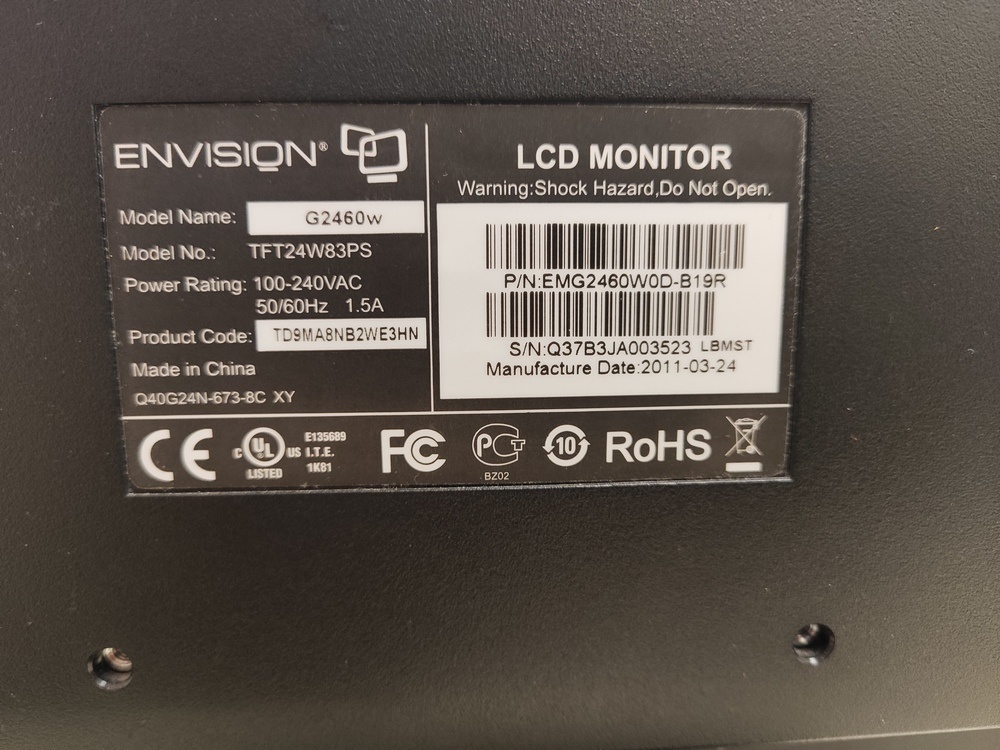 Монитор Envision G2461W