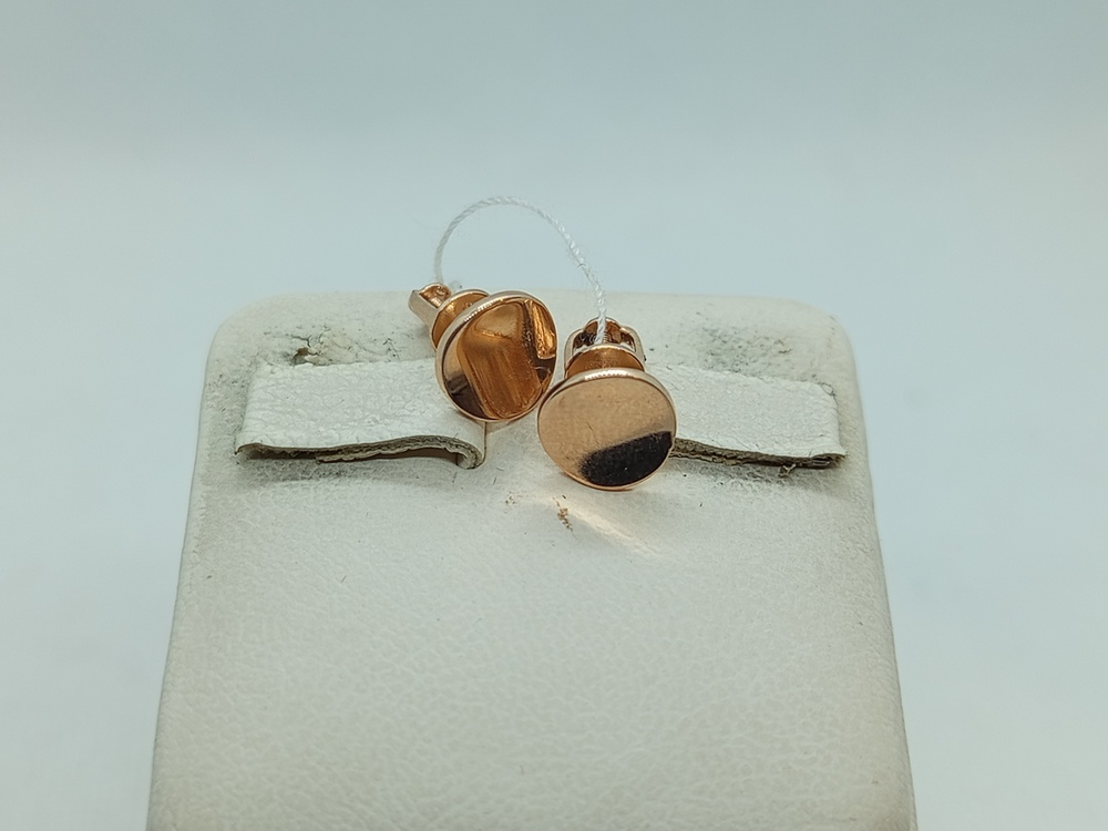 СПУС585 СЕРЬГИ ПУСЕТЫ (Au 585)