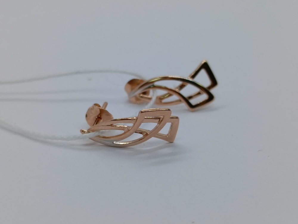 СБКМ585 СЕРЬГИ БЕЗ КАМНЯ (Au 585) СБКМ585 СЕРЬГИ БЕЗ КАМНЯ (Au 585)