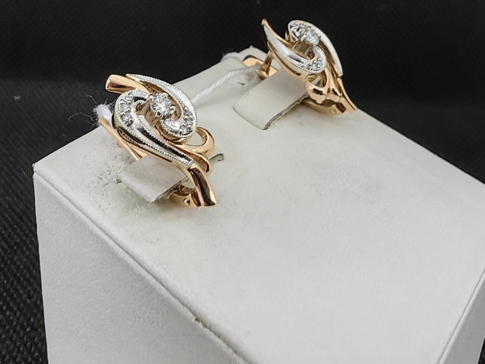 СЕРЬГИ БРИЛЛИАНТ (Au 585)