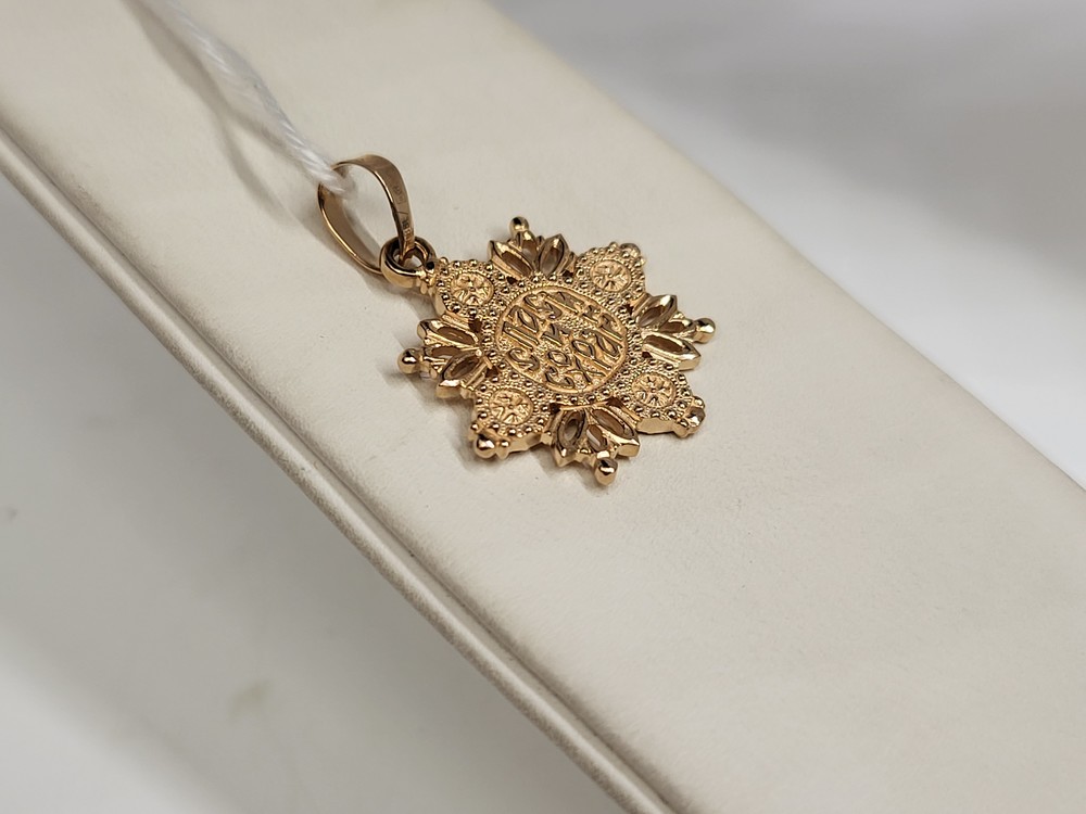 ПОДИБК585 ПОДВЕСКА ИКОНА БЕЗ КАМНЯ (Au 585)