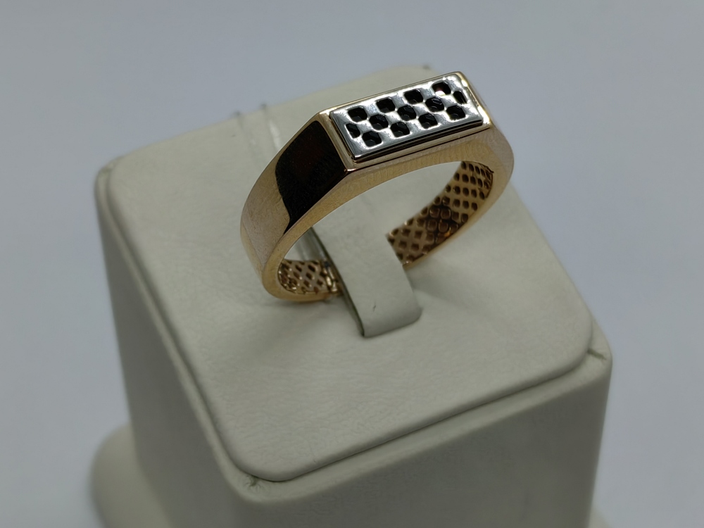 040012 КОЛЬЦО ПЕЧАТКА с камнем (Au 585)