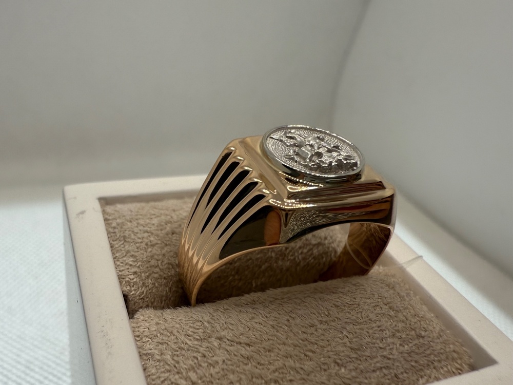 КОЛЬЦО ПЕЧАТКА без камня (Au 585)