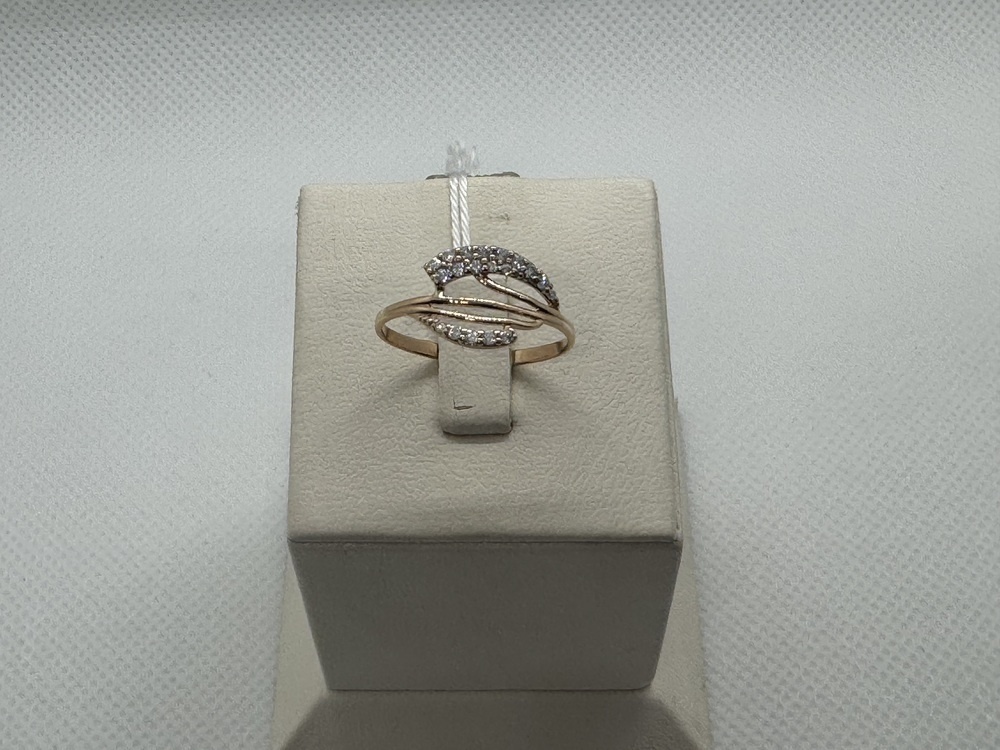 КОЛКМИ585 КОЛЬЦО С КАМНЯМИ (Au 585)