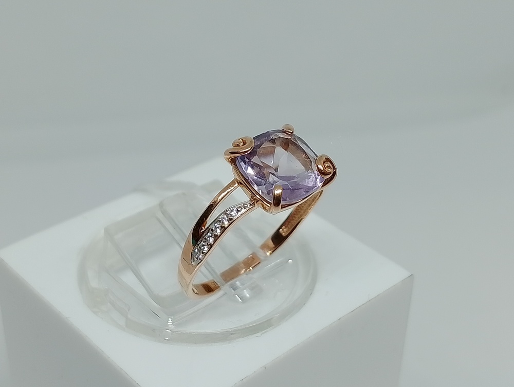 КОЛКМИ585 КОЛЬЦО С КАМНЯМИ (Au 585)