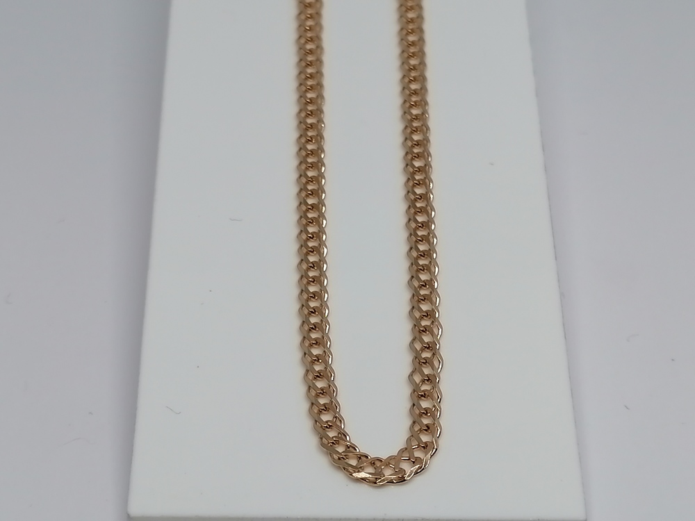 ЦЛР2585 ЦЕПЬ ПОЛНОВЕСНАЯ Ромб двойной (Au 585)