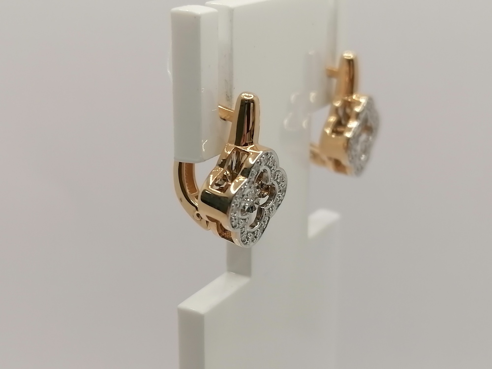 СЕРЬГИ БРИЛЛИАНТ (Au 585)