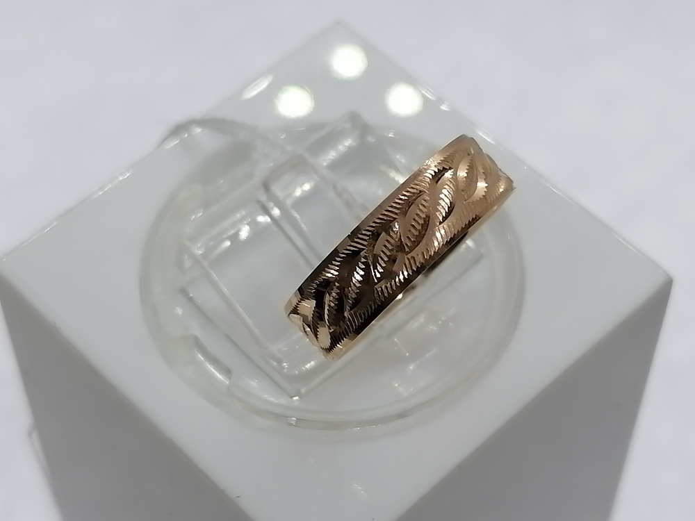КОЛЬЦО ОБРУЧАЛЬНОЕ без камня (Au 585)