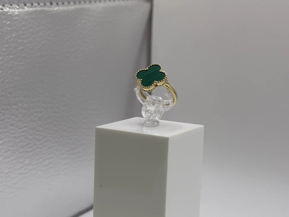 КОЛЬЦО МАЛАХИТ (Au 585)