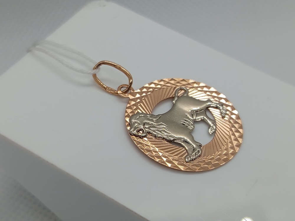 ПОДВЕСКА ЗНАК ЗОДИАКА ЛЕВ Au 585