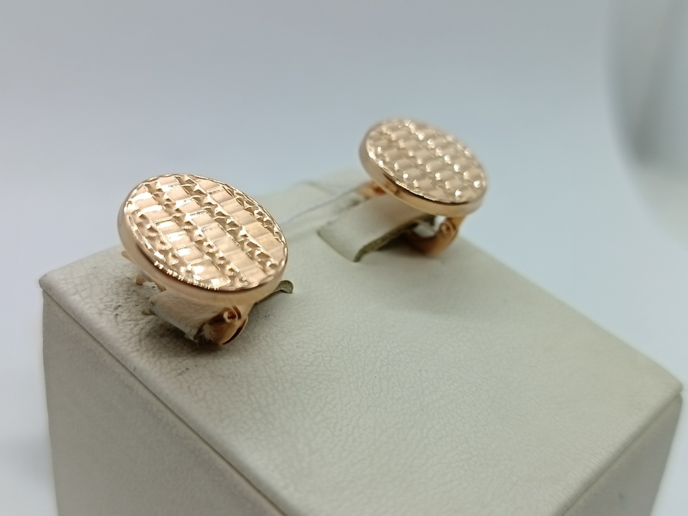 СЕРЬГИ БЕЗ КАМНЯ (Au 585)