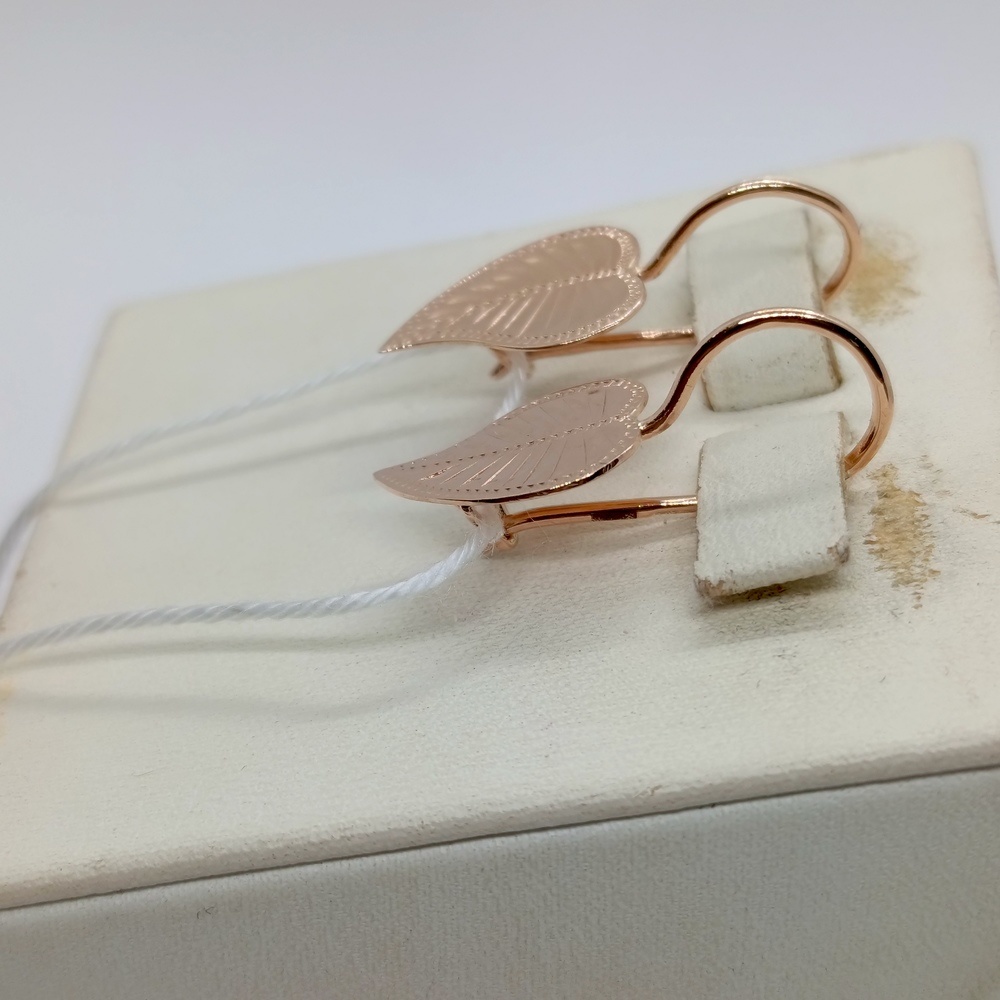 СБКМ583 СЕРЬГИ БЕЗ КАМНЯ (Au 583)