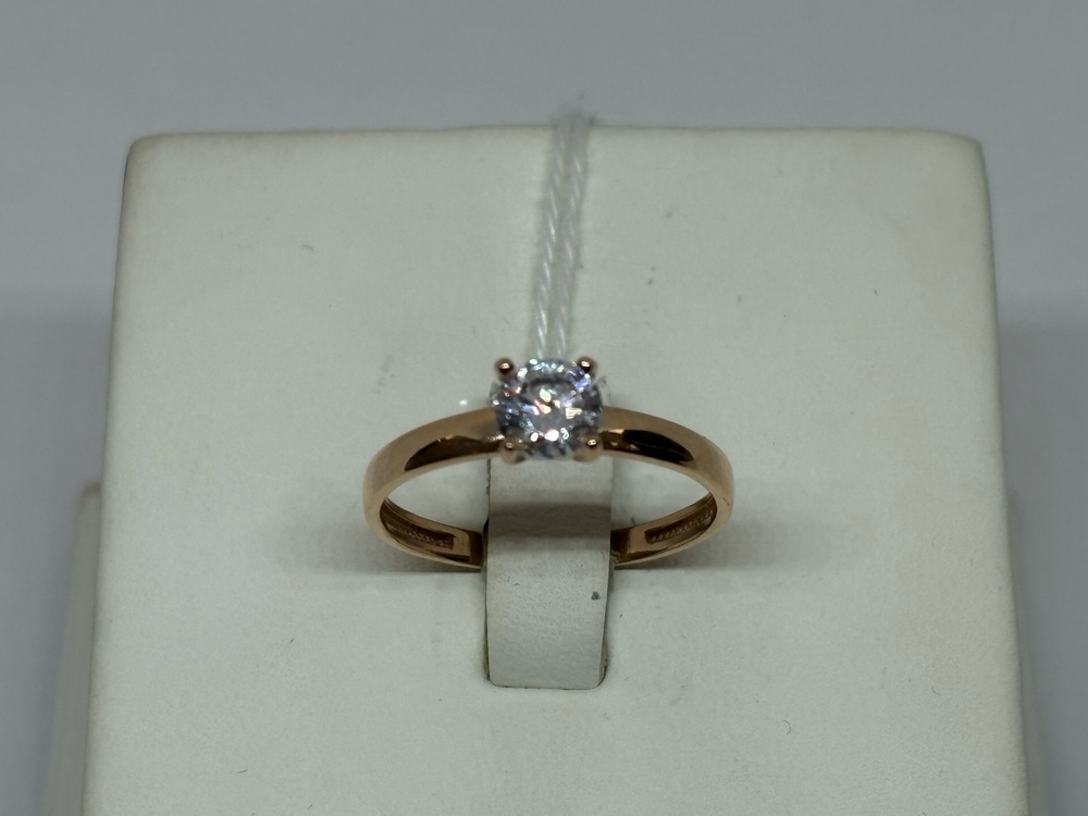 КОЛКМ585 КОЛЬЦО С КАМНЕМ (Au 585)