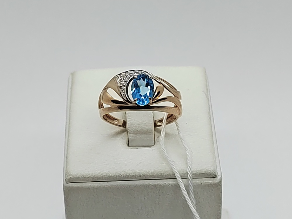 КОЛКМИ585 КОЛЬЦО С КАМНЯМИ (Au 585)