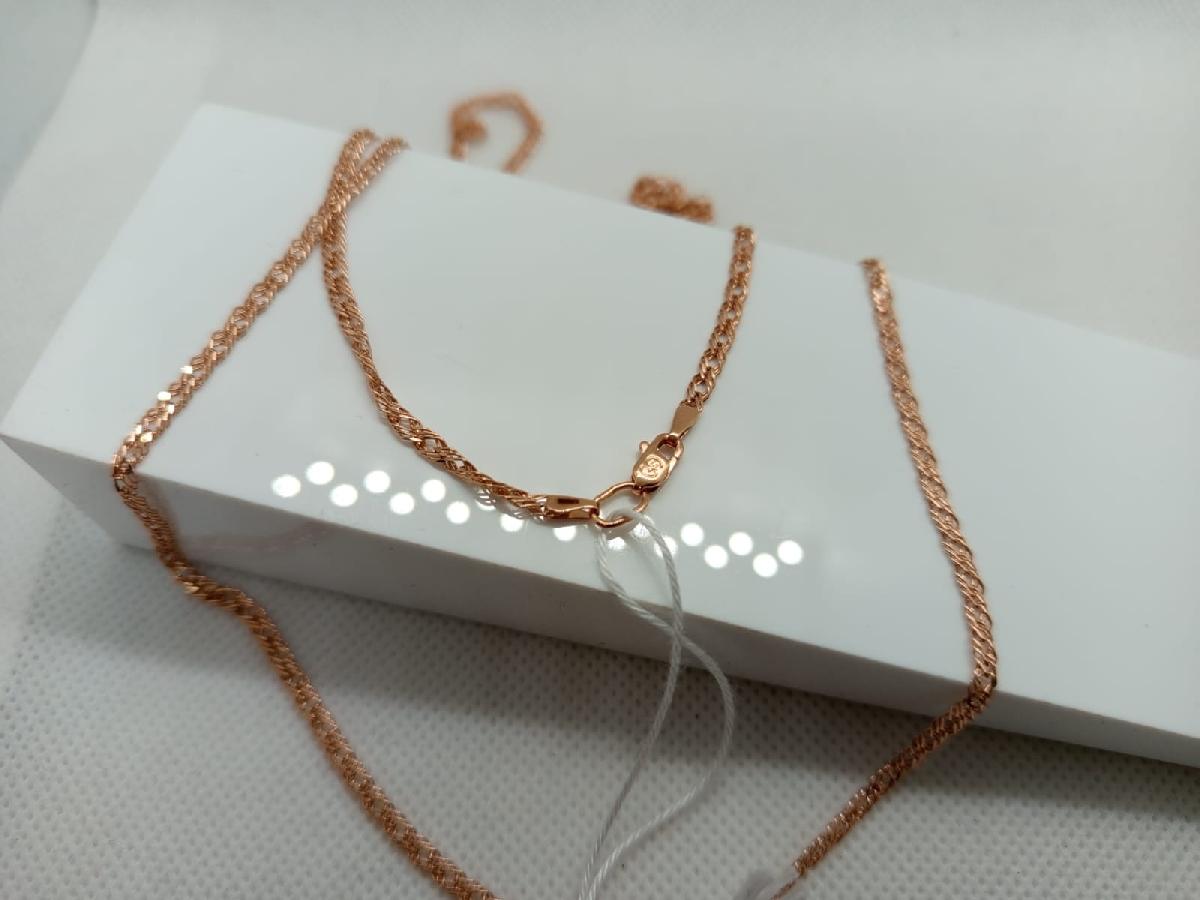 ЦЛР3585 ЦЕПЬ ПОЛНОВЕСНАЯ Ромб тройной (Au 585)