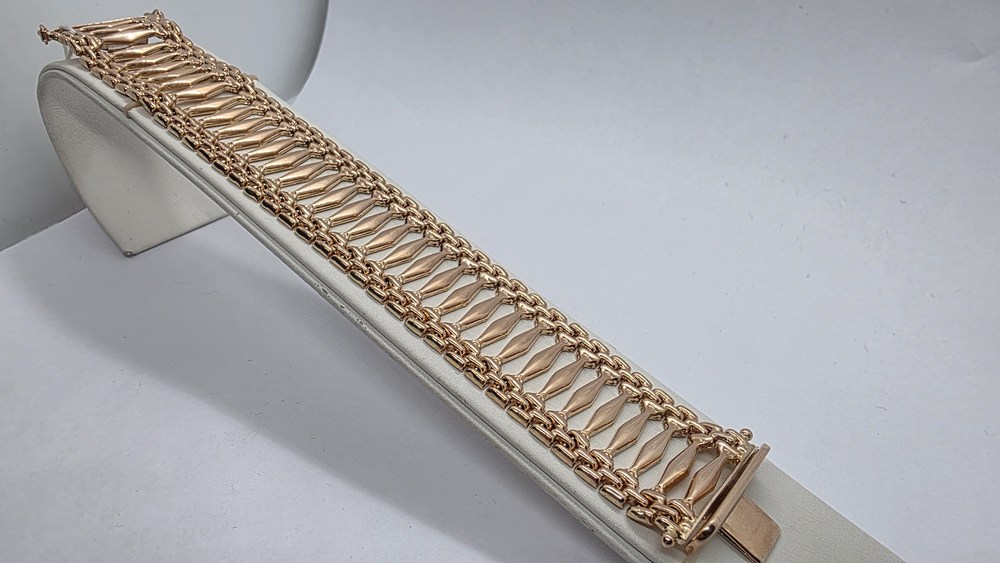 БРАСЛЕТ ПУСТОТЕЛЫЙ Фантазия Au 585