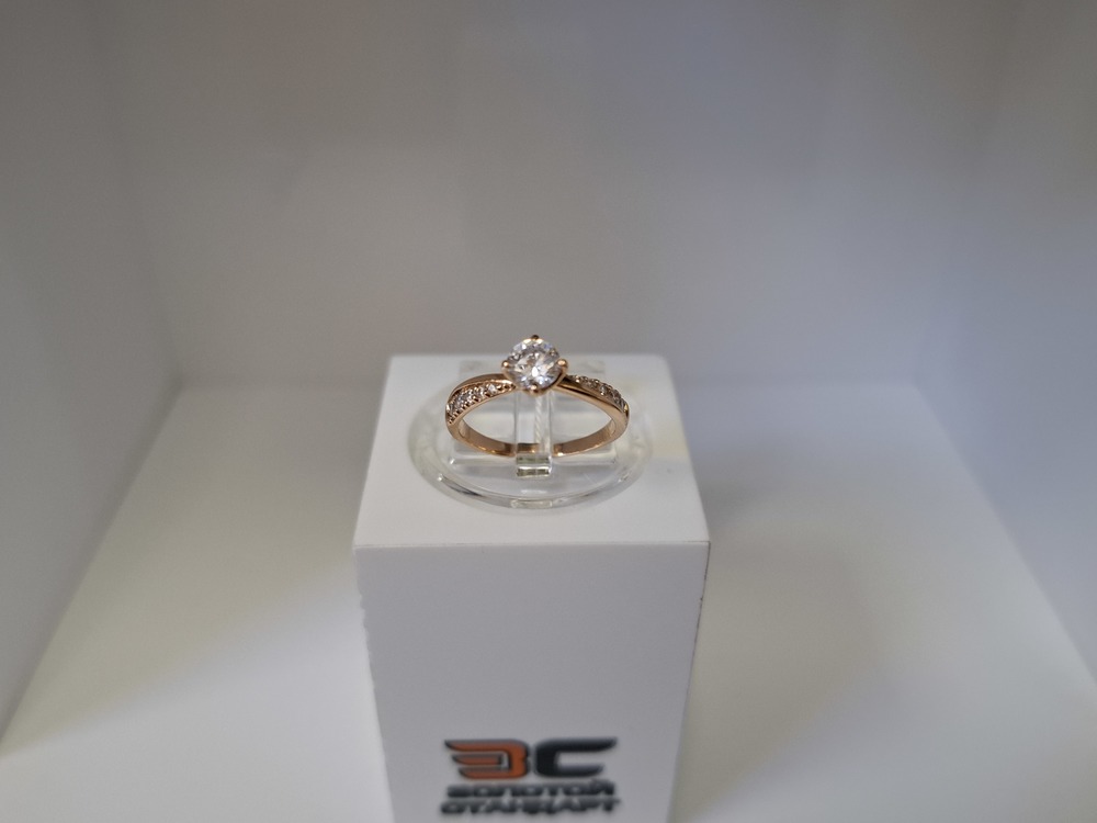 КОЛКМИ585 КОЛЬЦО С КАМНЯМИ (Au 585)