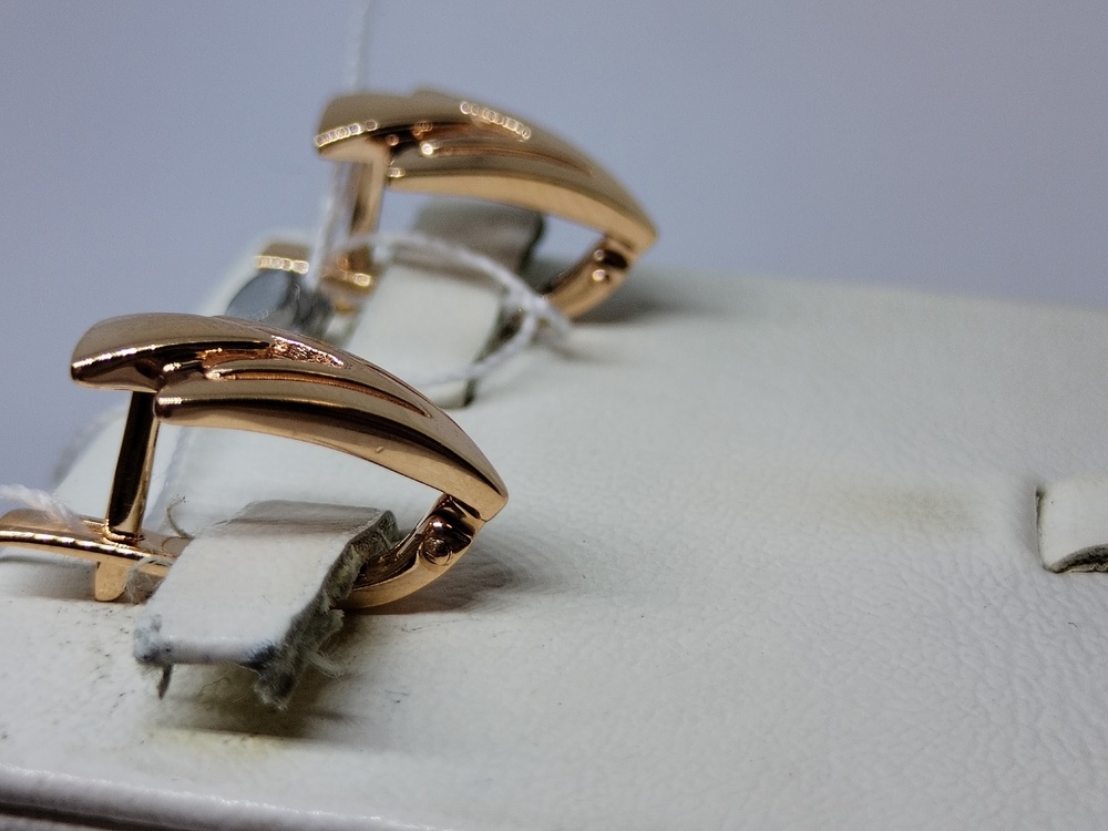 СЕРЬГИ БЕЗ КАМНЯ (Au 585)