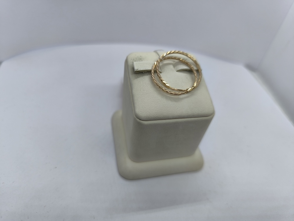 СКОН585 СЕРЬГИ КОНГО (Au 585)