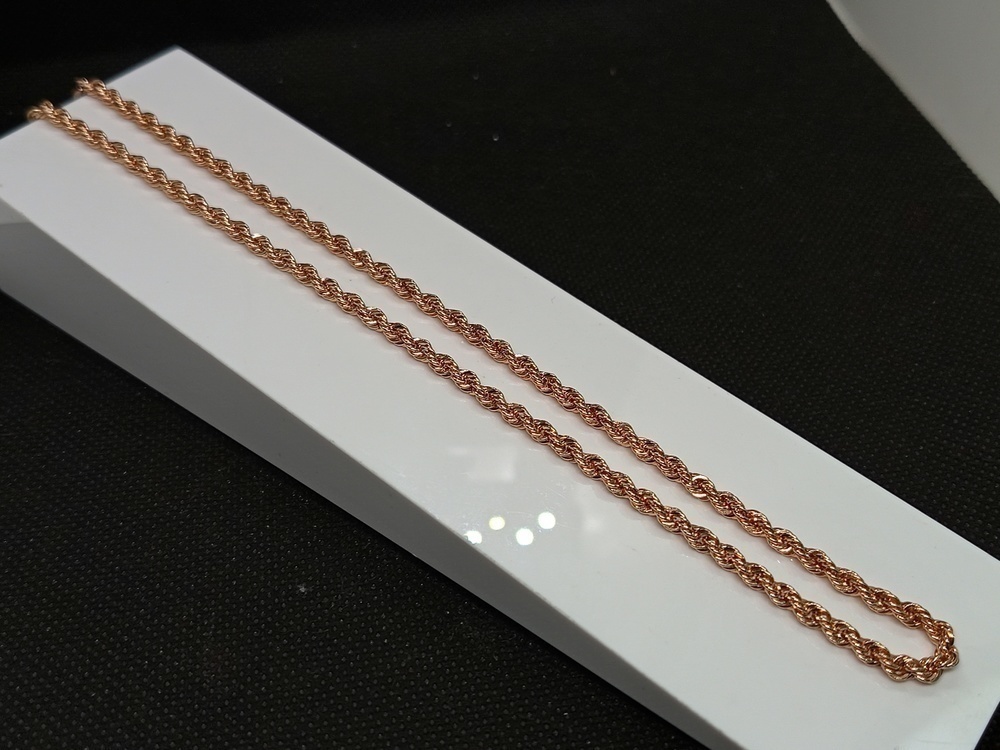 ЦЕПЬ ПУСТОТЕЛАЯ Веревка (Au 585)