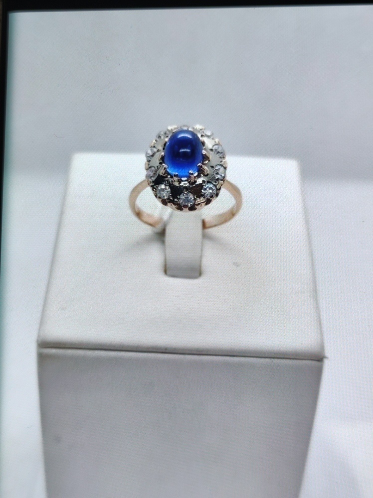 КОЛКМИ585 КОЛЬЦО С КАМНЯМИ (Au 585)