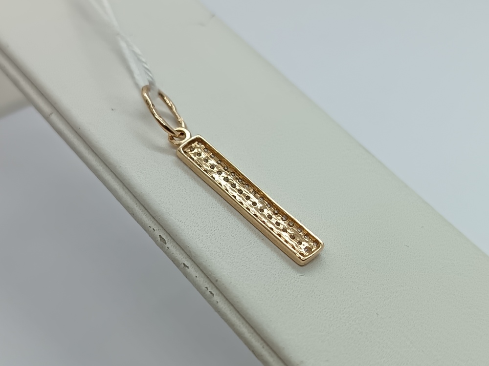 ПОДКМИ585 ПОДВЕСКА С КАМНЯМИ (Au 585)