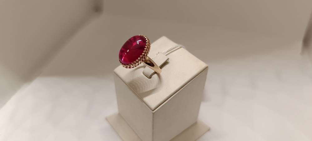 КОЛЬЦО С КАМНЕМ (Au 585)