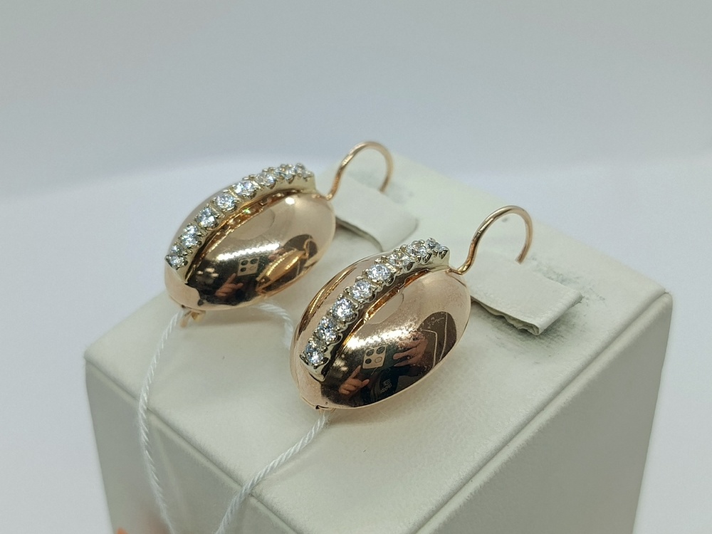 СЕРЬГИ С КАМНЯМИ (Au 585)