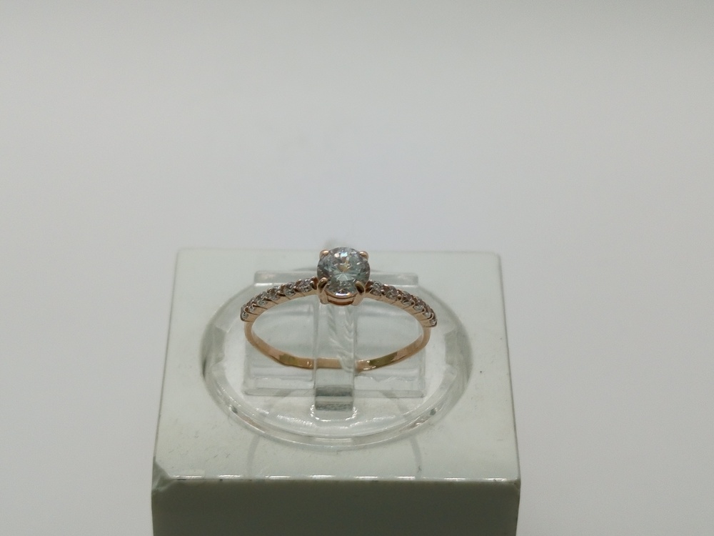 КОЛКМИ585 КОЛЬЦО С КАМНЯМИ (Au 585)