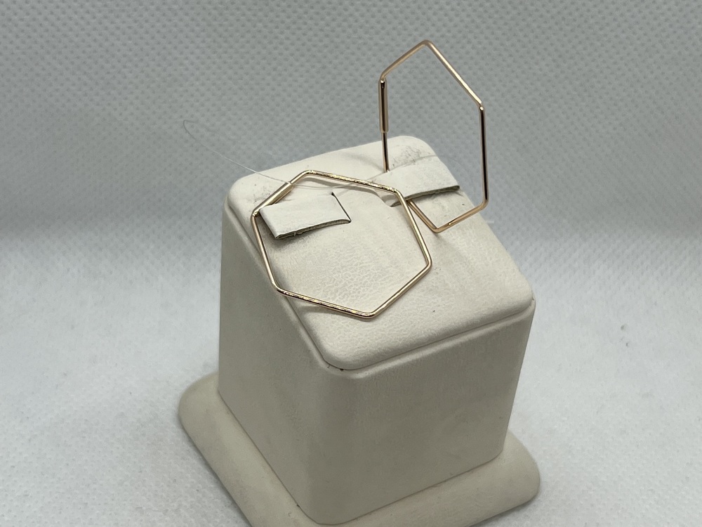 СЕРЬГИ КОНГО без камня (Au 585)