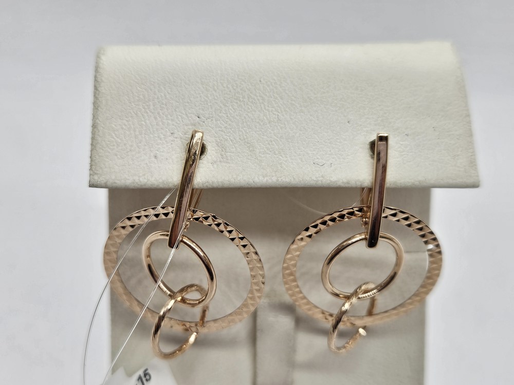 СЕРЬГИ БЕЗ КАМНЯ (Au 585)