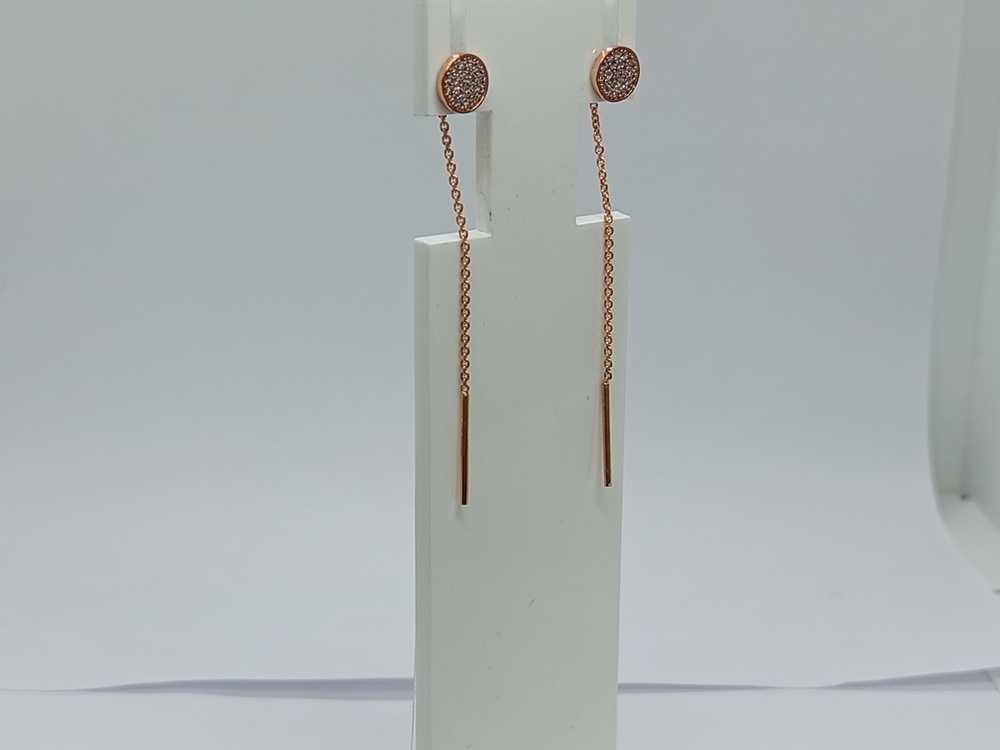  СЕРЬГИ ПРОДЕВКИ (Au 585)