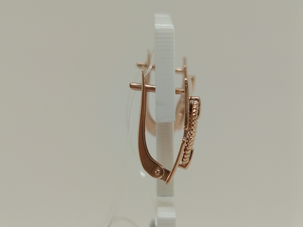 СЕРЬГИ БЕЗ КАМНЯ (Au 585)